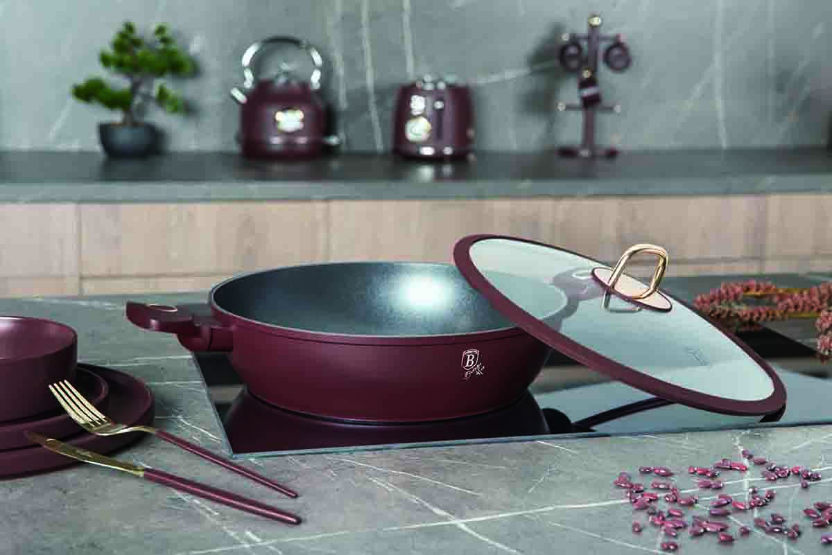 Berlinger Haus Leonardo Collection Flacher Topf mit Deckel, Ø 30 cm