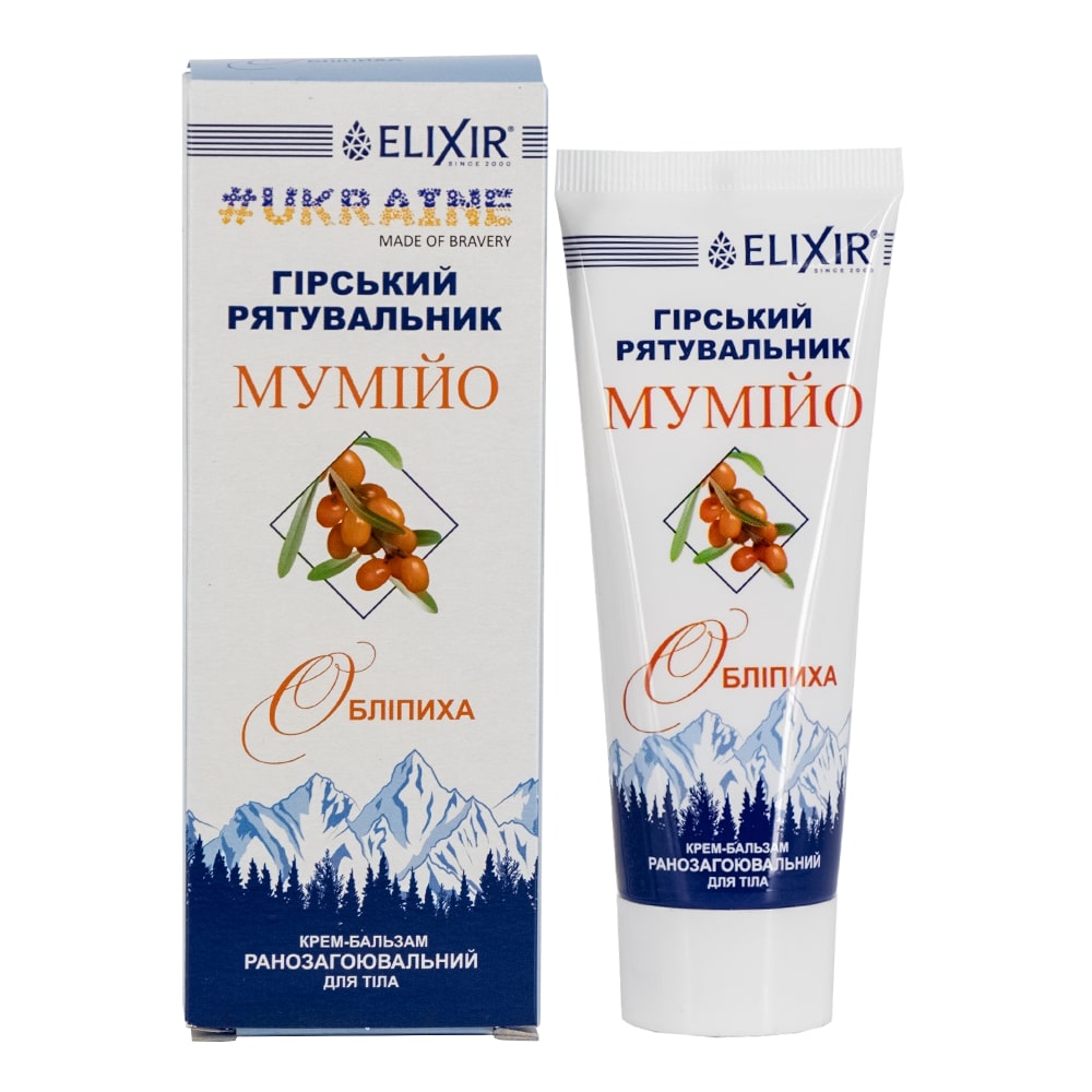 Elixir Creme-Balsam Bergretter Mumiyo mit Sanddorn, 40 ml