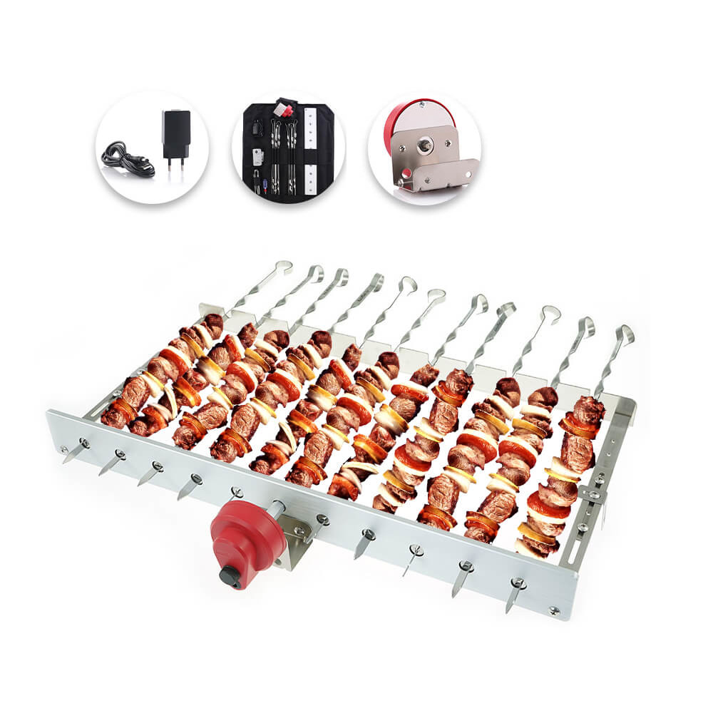 B-Ware RAMBO GRILL Ares - Grillaufsatz mit Motor und Spieße