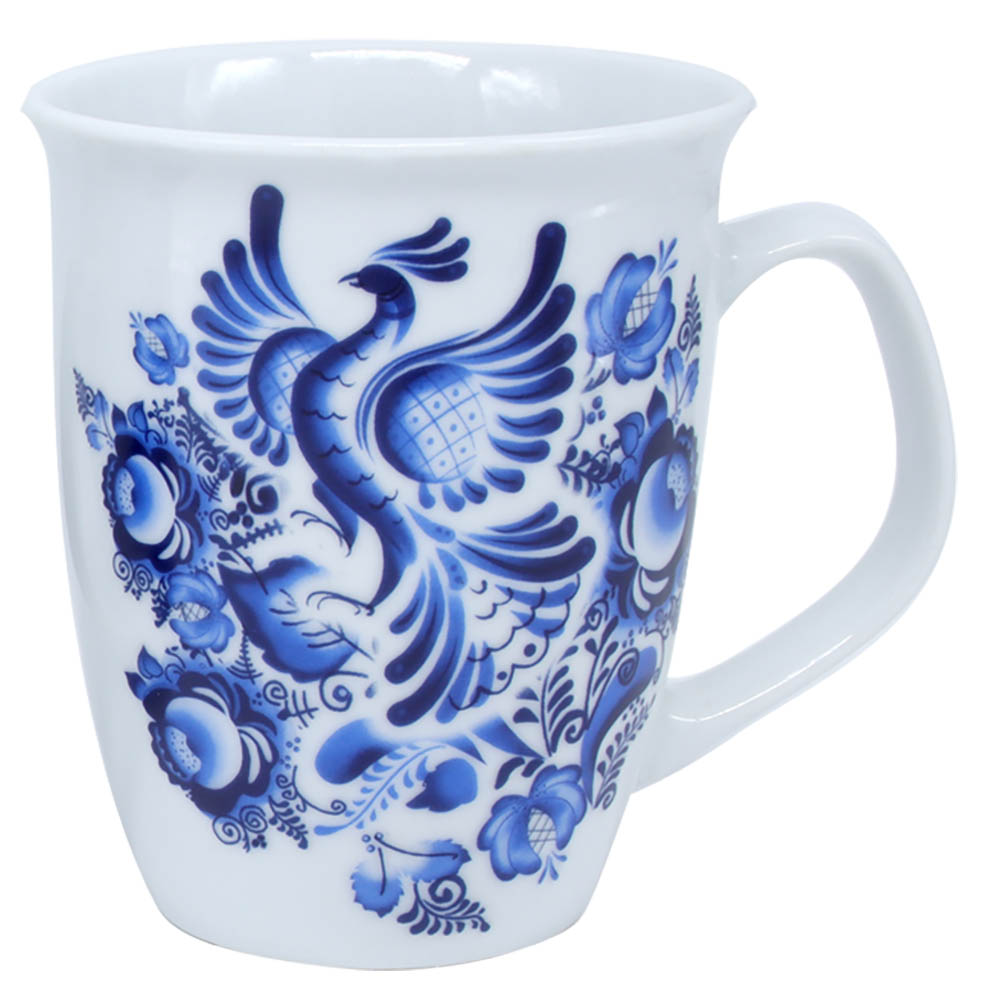 Tassen-Set "Gzhel", 6 Tassen im Set