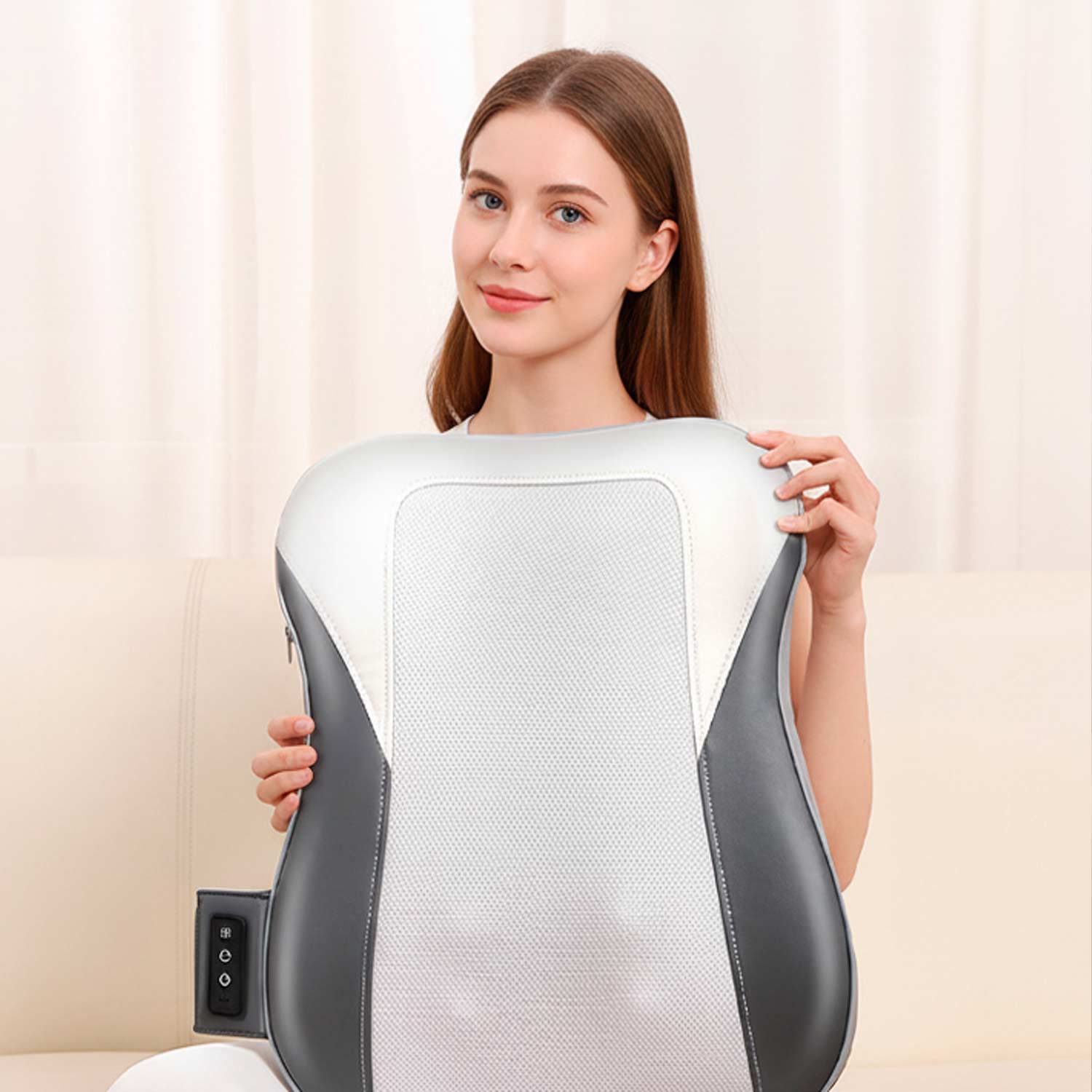 Bem SitzPro - 3D Massageauflage für den Rücken mit Wärmefunktion