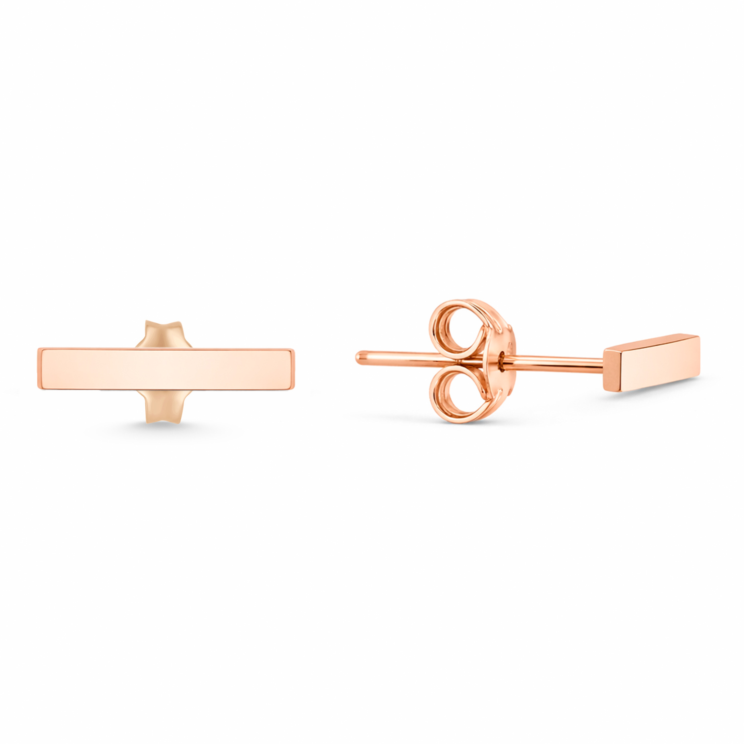 Ohrstecker aus 585 Rotgold