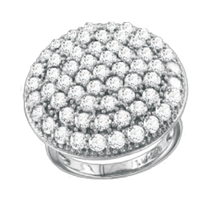 charmanter Damenring, Silber 925, Zirkonia.  Regulärer Preis 140,-€.   Sonderpreis 70,-€