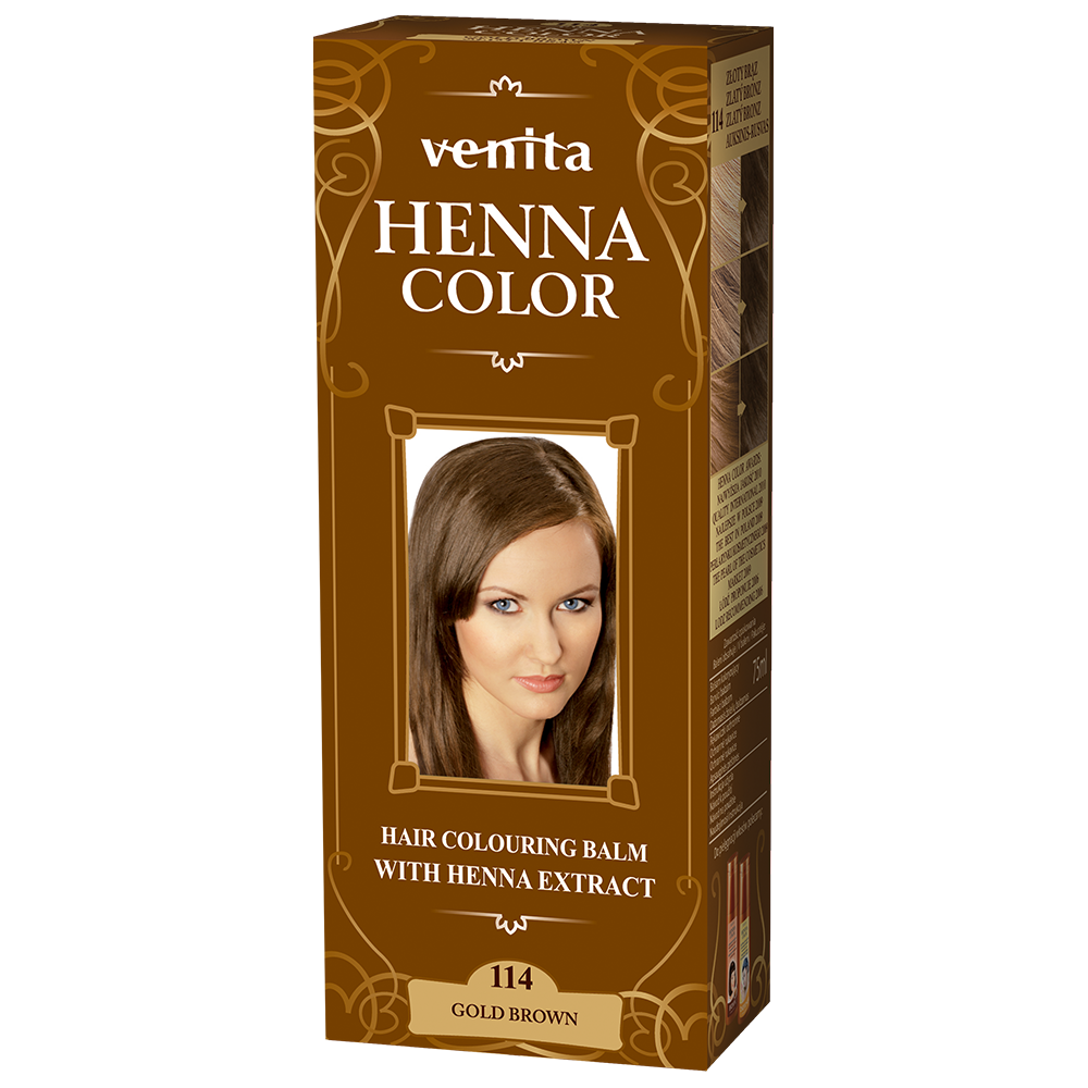 VENITA Henna Color Farbbalsam goldbraun Nr. 114, 75 ml
