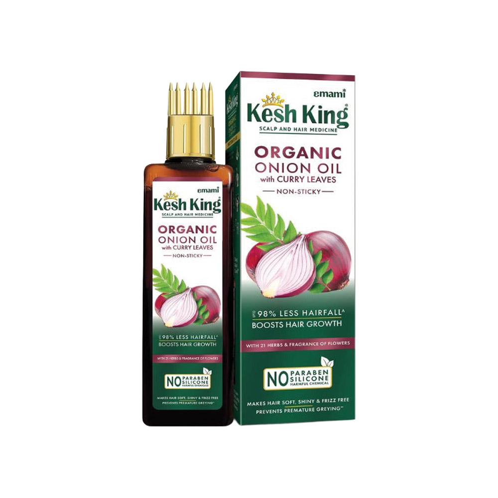KESH KING Zwiebelöl mit Curryblättern für die Haare, 100 ml