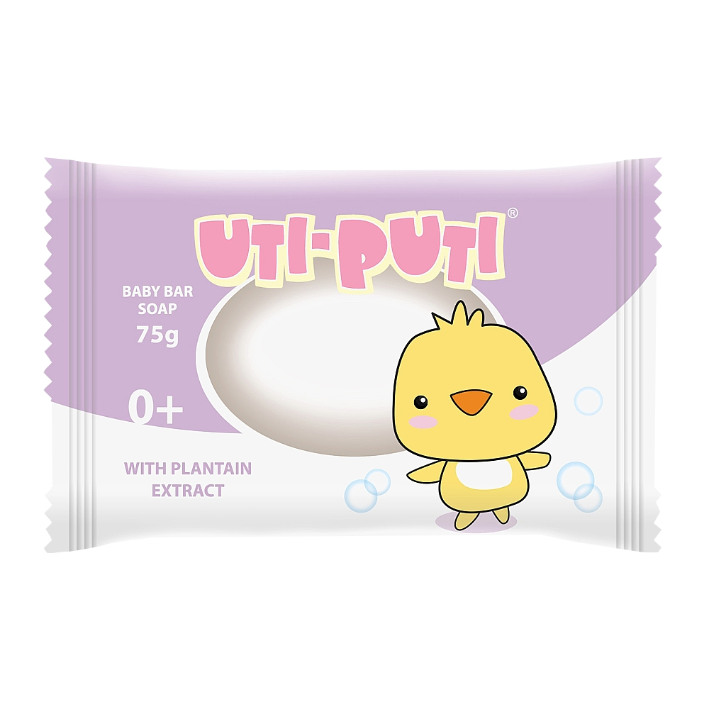 Uti-Puti Babyseife mit Wegerichextrakt, 75 g