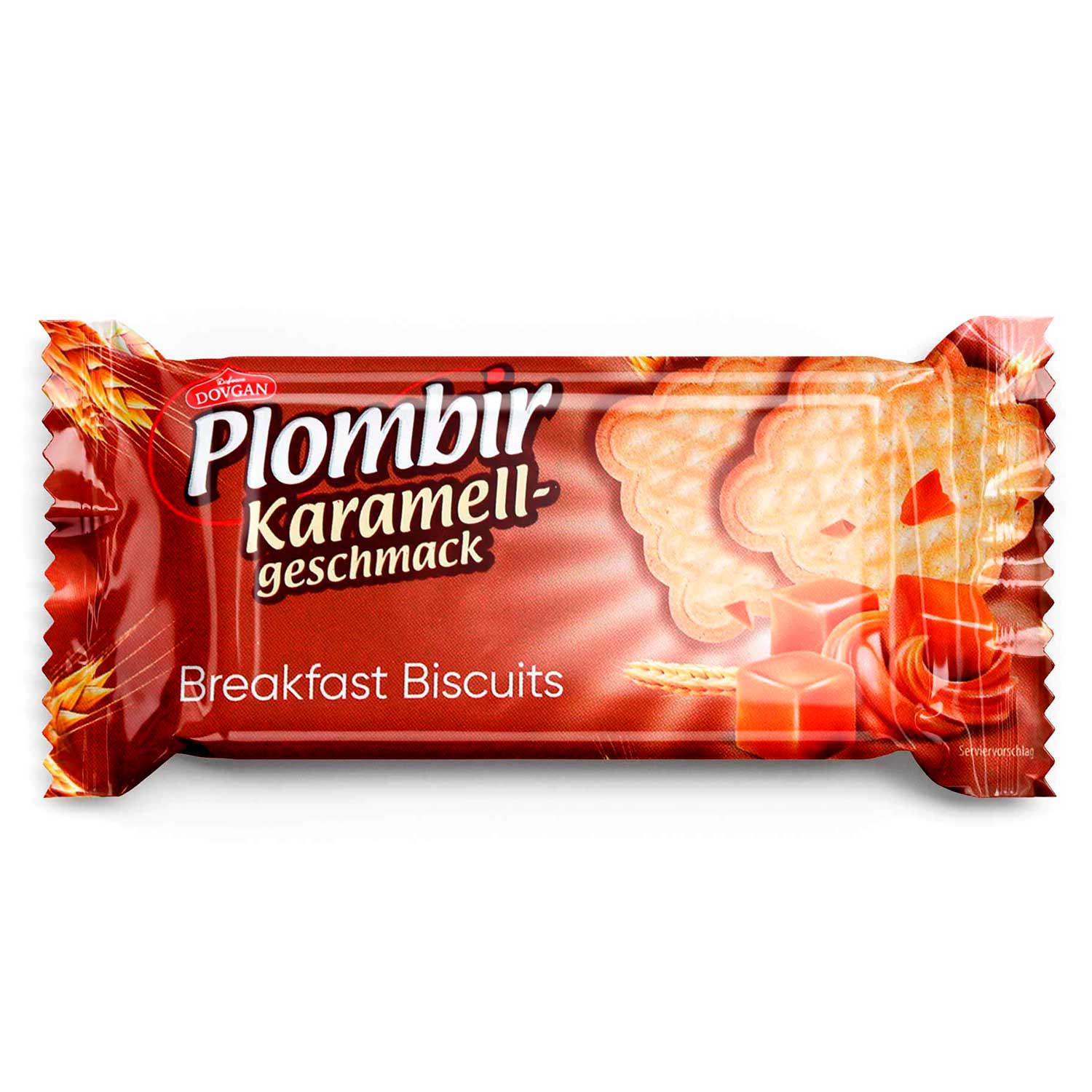 DOVGAN Plombir Kekse mit Karamellgeschmack, 160 g