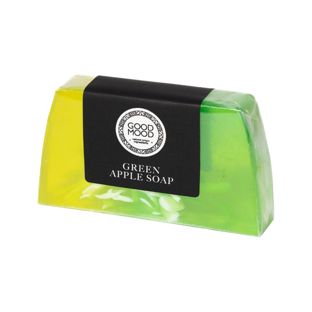 Handgemachte Glyzerinseife GOOD MOOD Green Apple Soap 100 g