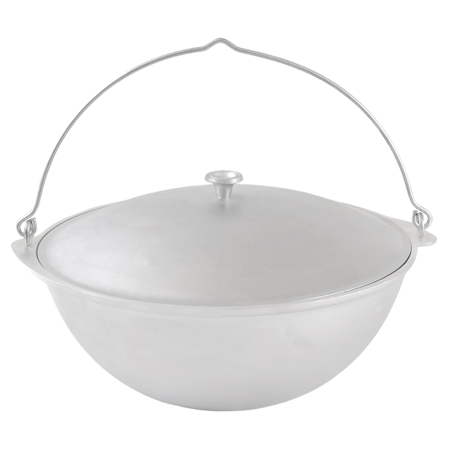 Kasan Tatarskij für Camping aus Aluminium mit Deckel,  4,5 L