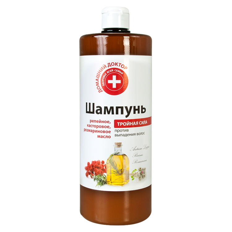 Domaschnij Doktor Shampoo, dreifache Kraft, 1000 ml