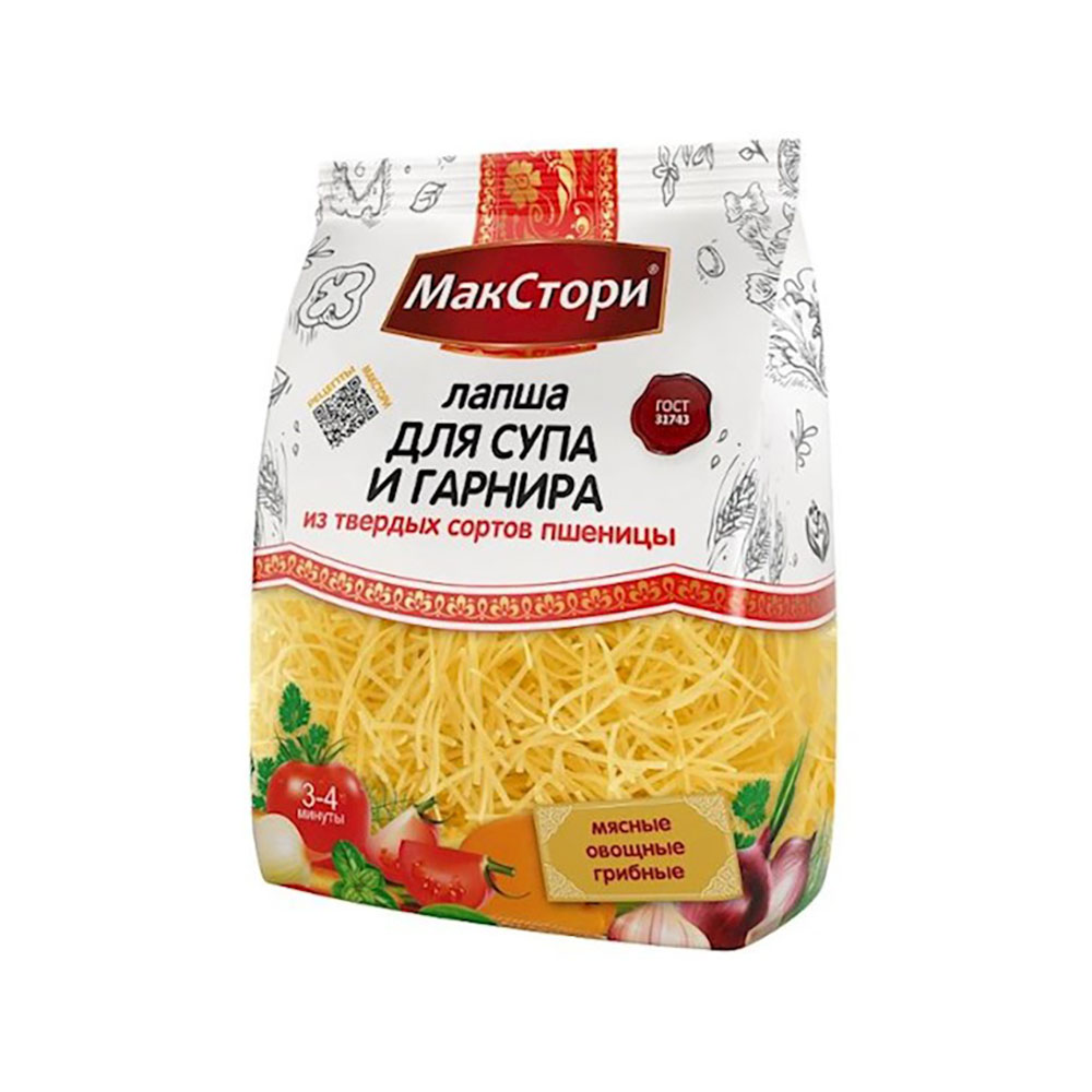 MacStory Schnittnudel für Suppe aus Hartweizenmehl, 250g
