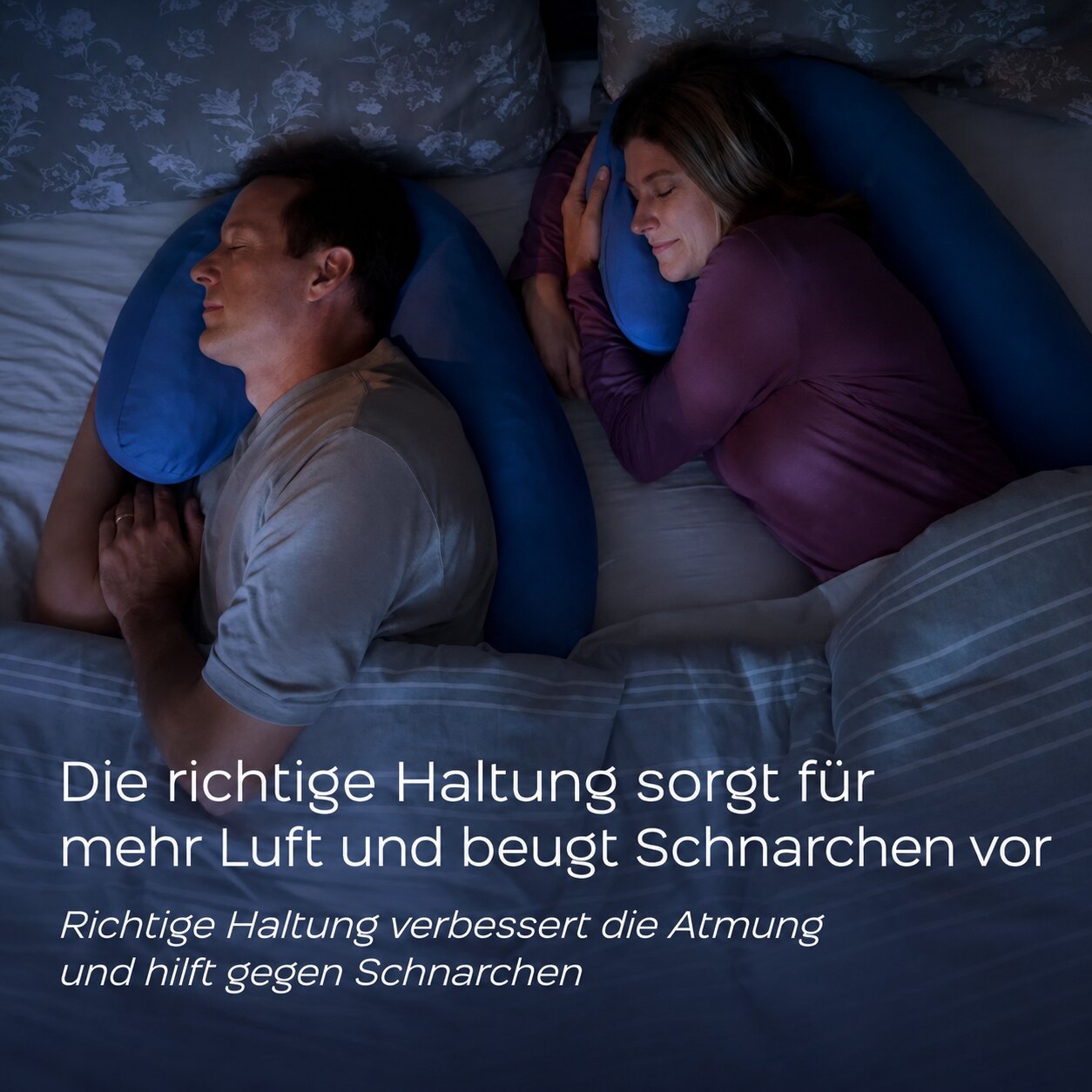Side Sleeper Pro – Seitenschläfer-Kissen: Nackenstütze, Anti-Schnarch, ergonomisch