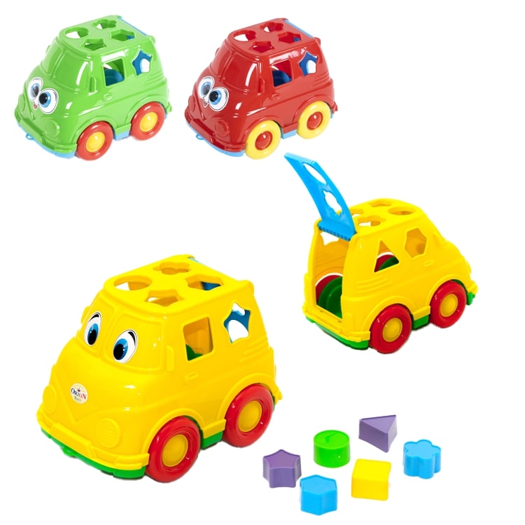 Spielzeug-Sortierer Micro Bus, 23 x 15,5 x 16 cm