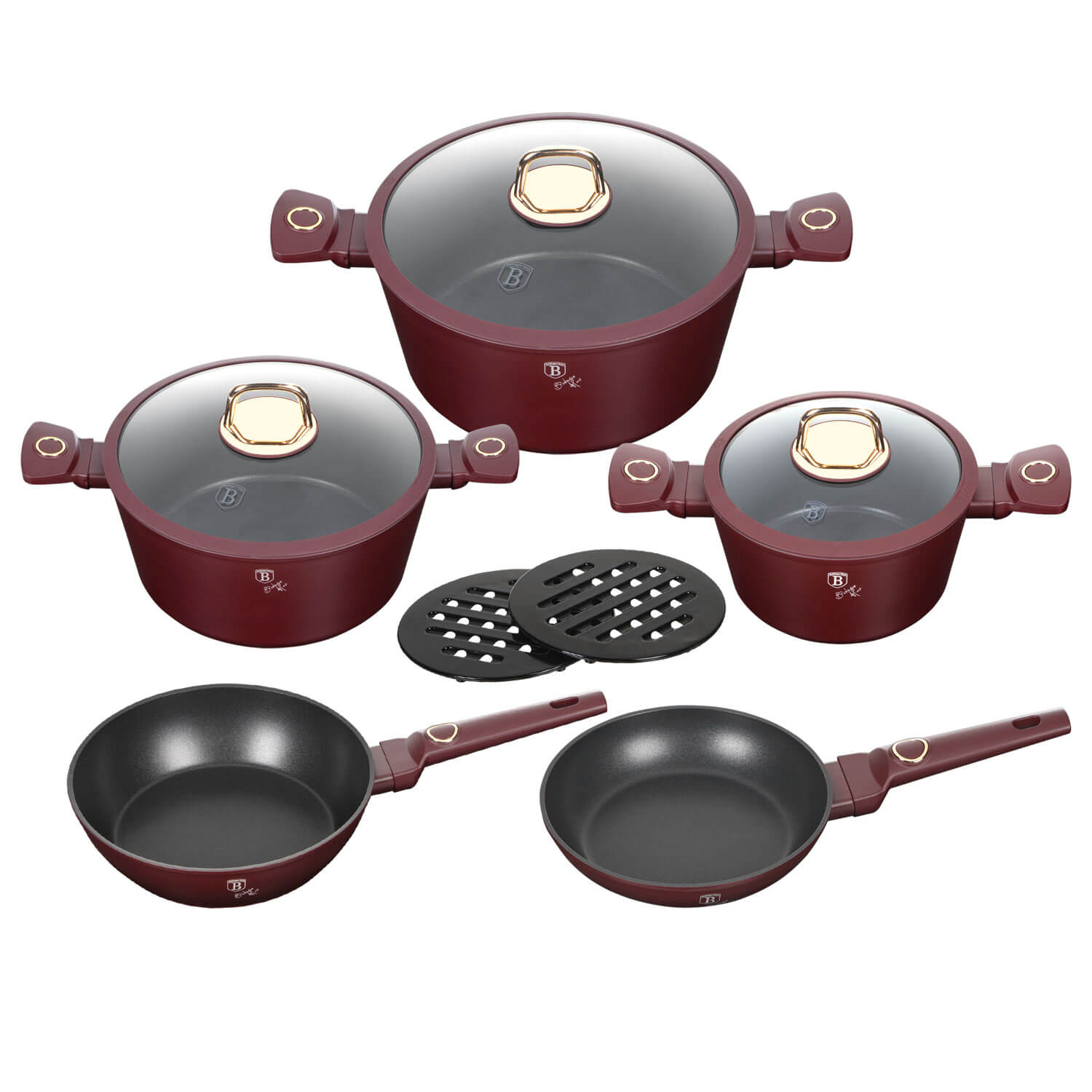 Berlinger Haus Leonardo Collection 10-teiliges Kochgeschirrset