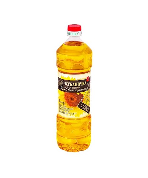 Kubanochka Sonnenblumenöl, unraffiniert, 1l