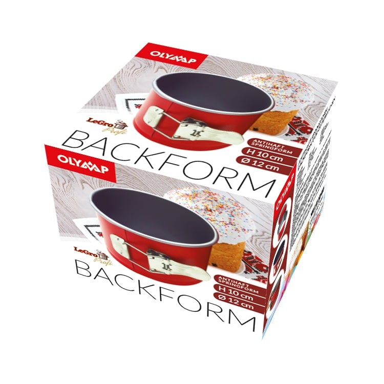 Antihaftbeschichtete Backform für Osterkuchen Ø 12 cm, H 10.8 cm