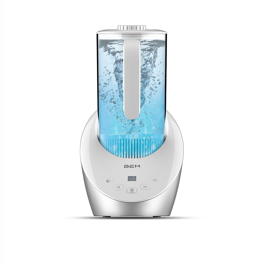 BEM Tornado Hydrogenkanne Sauerstoff- und Wasserstoffgenerator für Trinkwasser 1500 ml