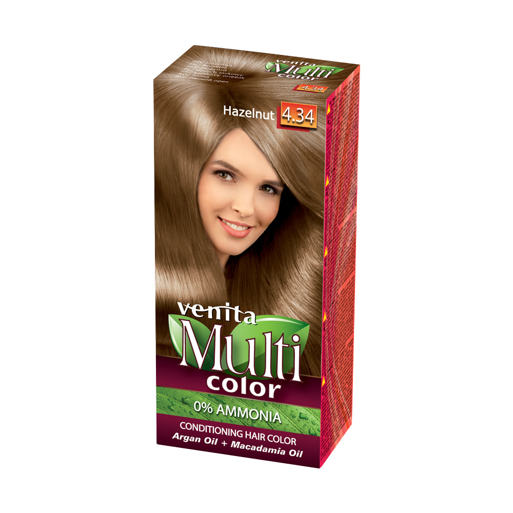 VENITA MultiColor ammoniakfreie Farbe Haselnuss 4.34, 100ml