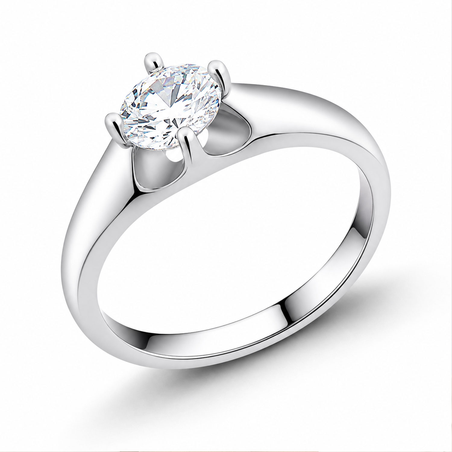 Damenring aus 925 Silber mit Zirkonia