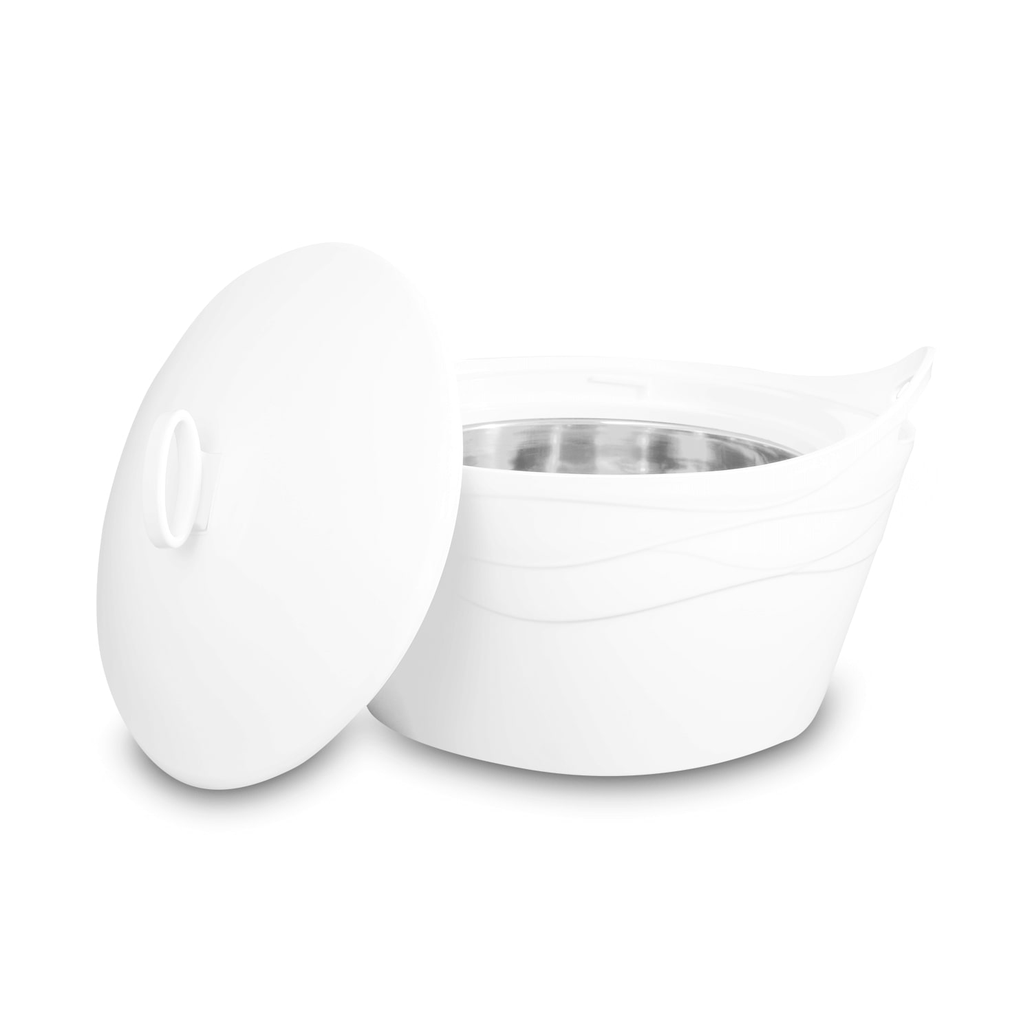 SMAK Thermoschüssel-Set aus Edelstahl, 3er Set Warmhalteschüssel mit Deckel