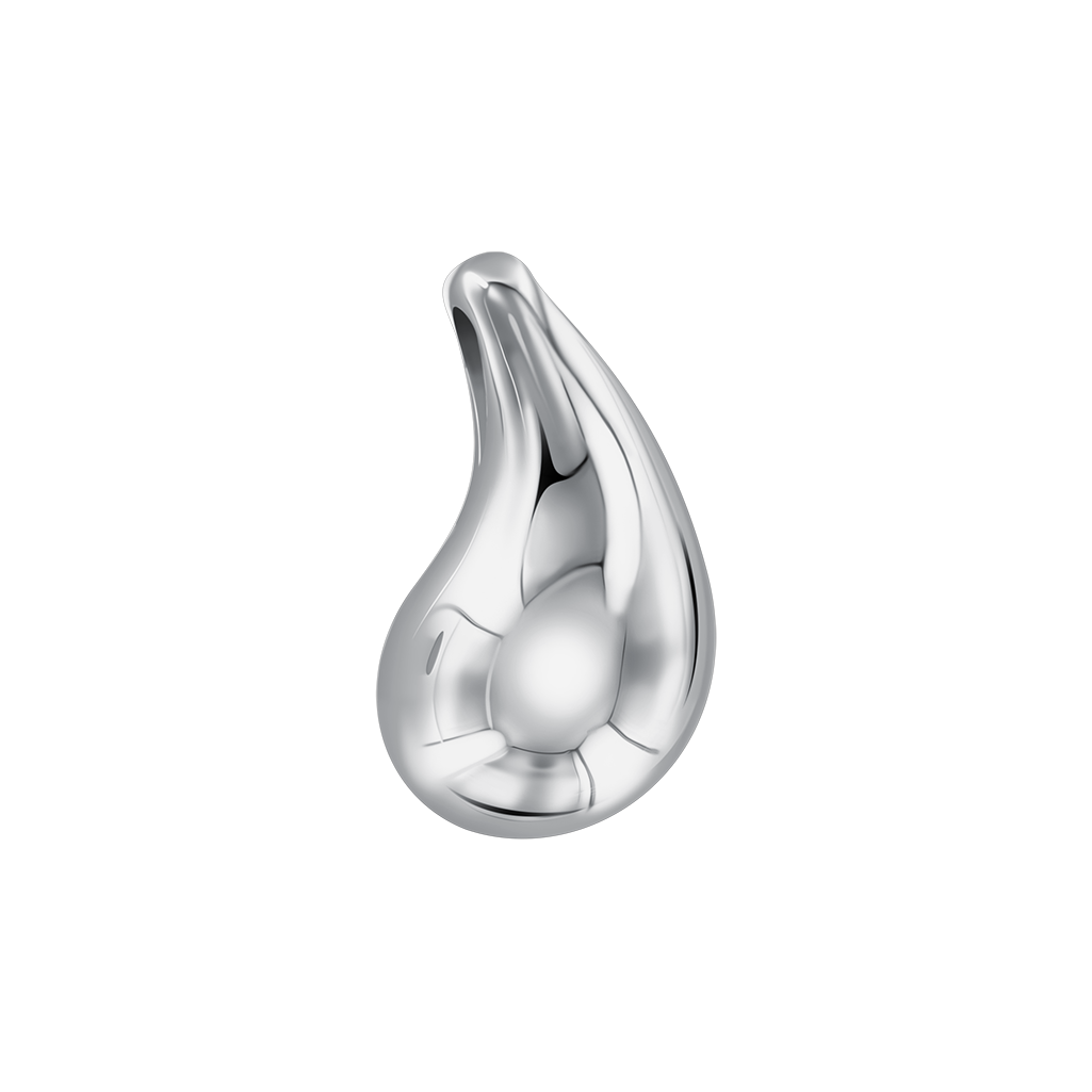 Anhänger aus Silber 925, in Tropfendesign, Höhe ca. 16 mm