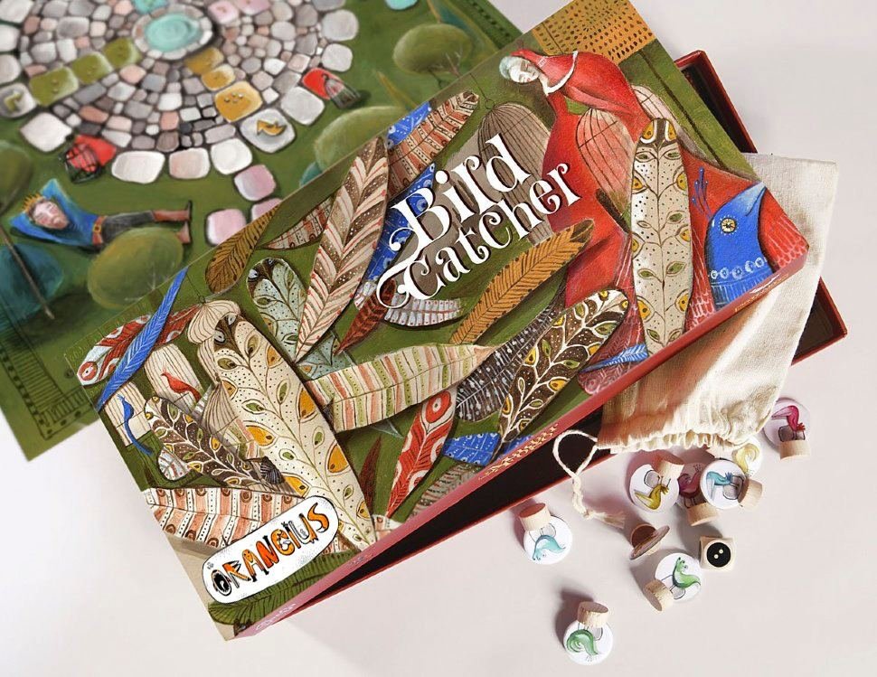 Brettspiel "Vogelfangen" (2-4 Spieler, Alter 4+)