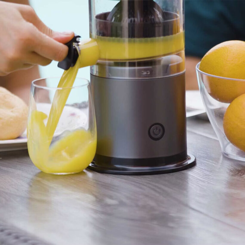 Livington JuiceBoost TURBO-JUSSER Mini-Entsafter für Obst und Gemüse mit Akku, schnell und kraftvoll