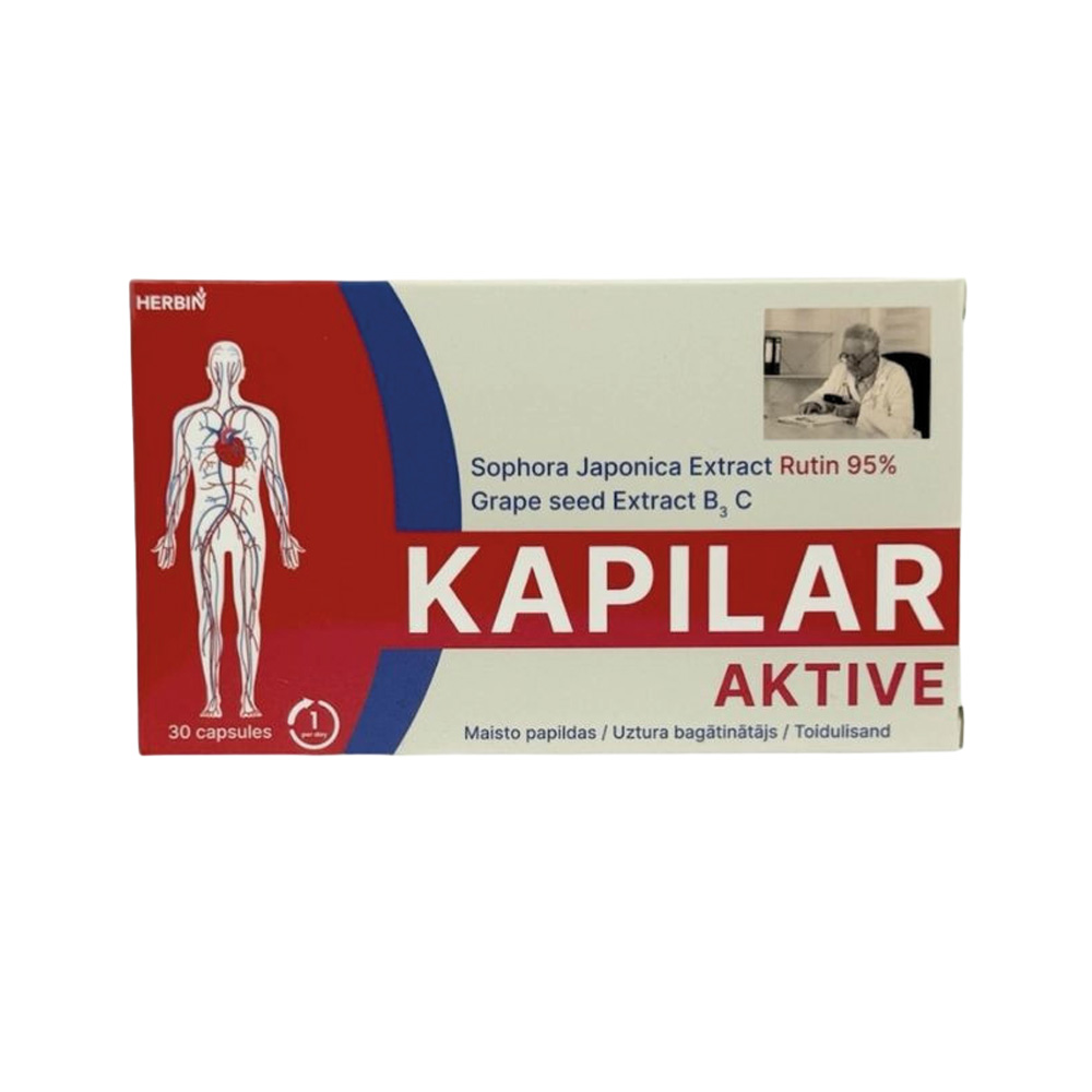 HERBIN Kapilar Aktiv, 30 Kapseln