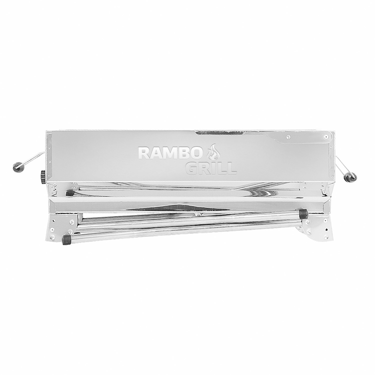 Rambo Grill Argos - hochwertiger Holzkohlegrill aus Edelstahl