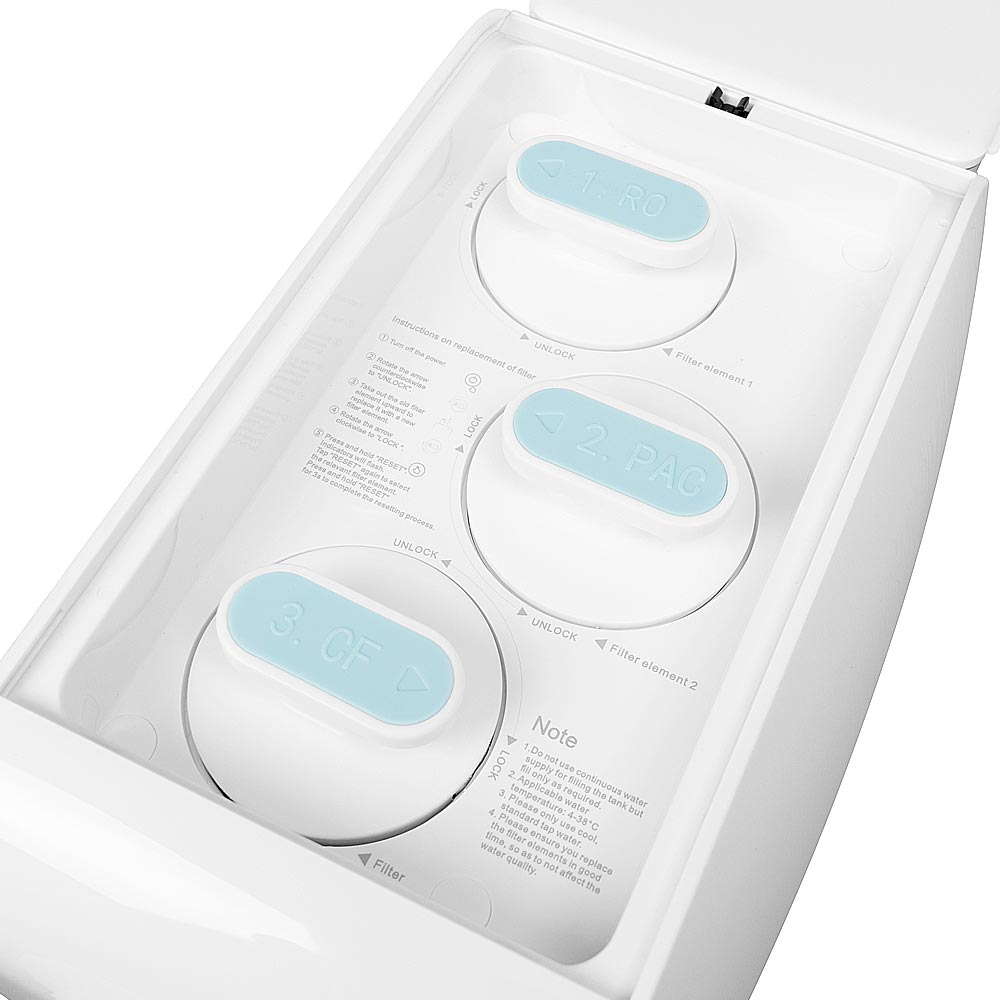 B-Ware BEM LUNA  Wasserfilter Auftischgerät mit Umkehrosmose - Filterung und 3 L Wassertank 