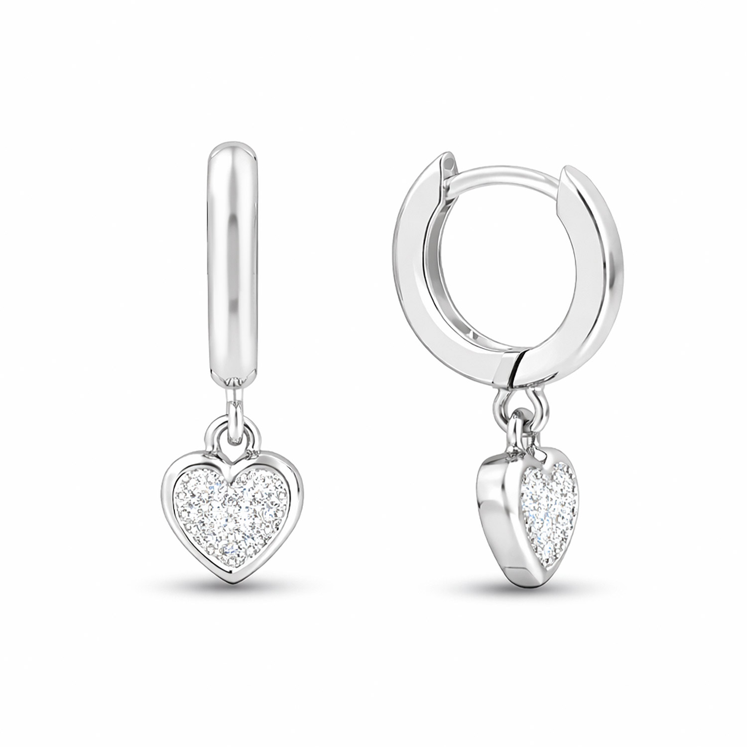 Creolen aus Silber 925, mit Zirkonia