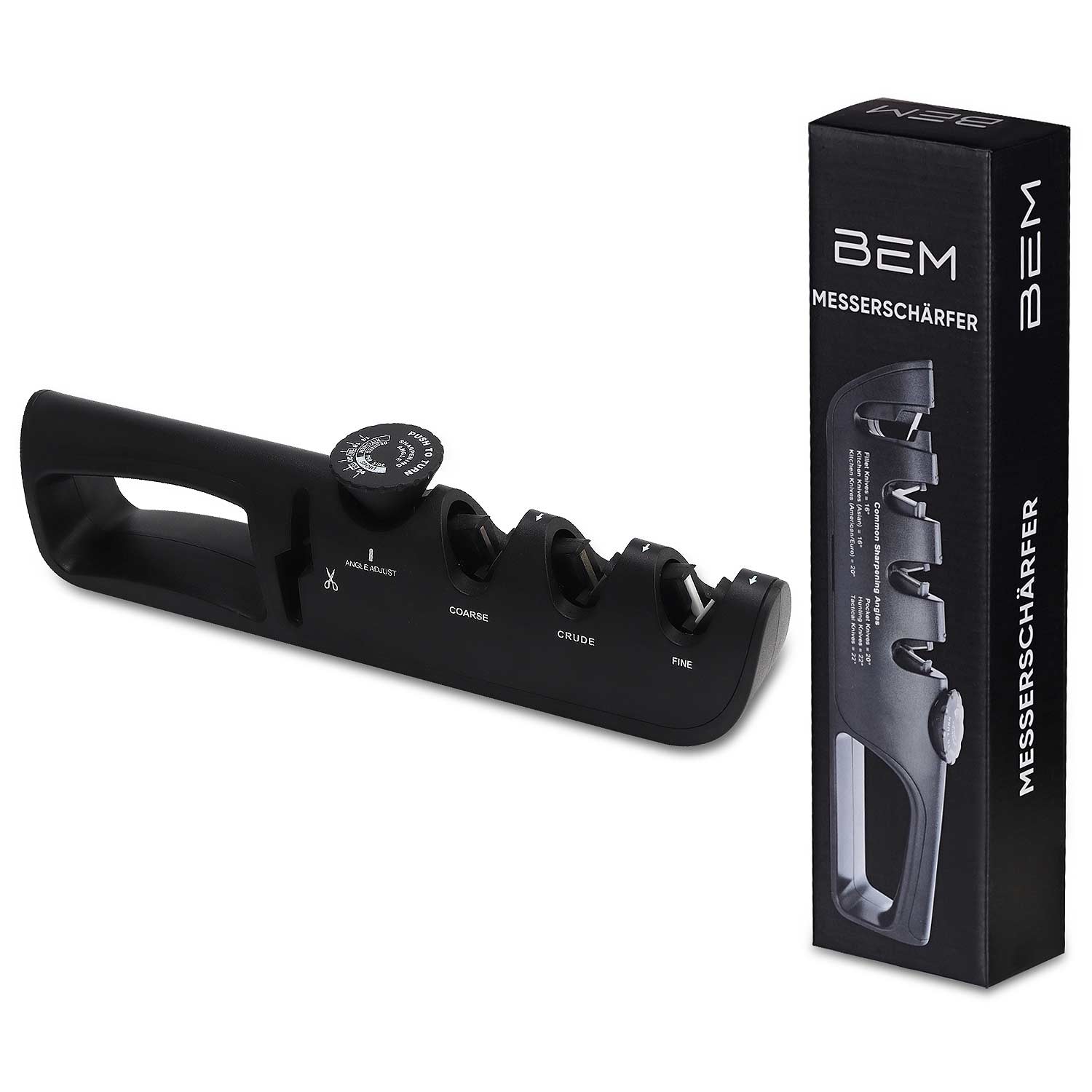 Sharp Master 3-in-1 Messer- und Scherenschärfer mit Wolfram Stahl-Klingen