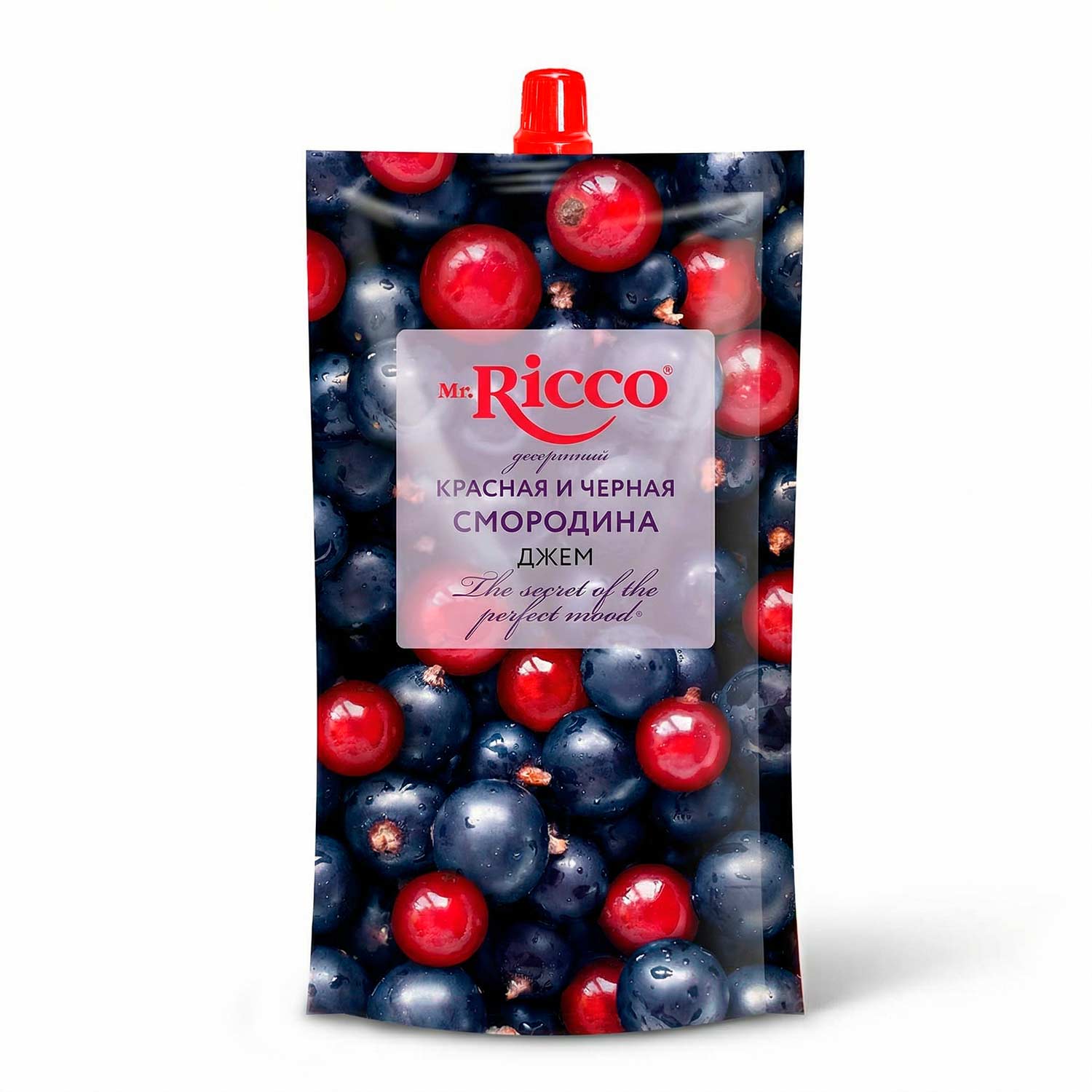 Mr.Ricco Brotaufstrich Rote und schwarze Johannisbeeren, 300g