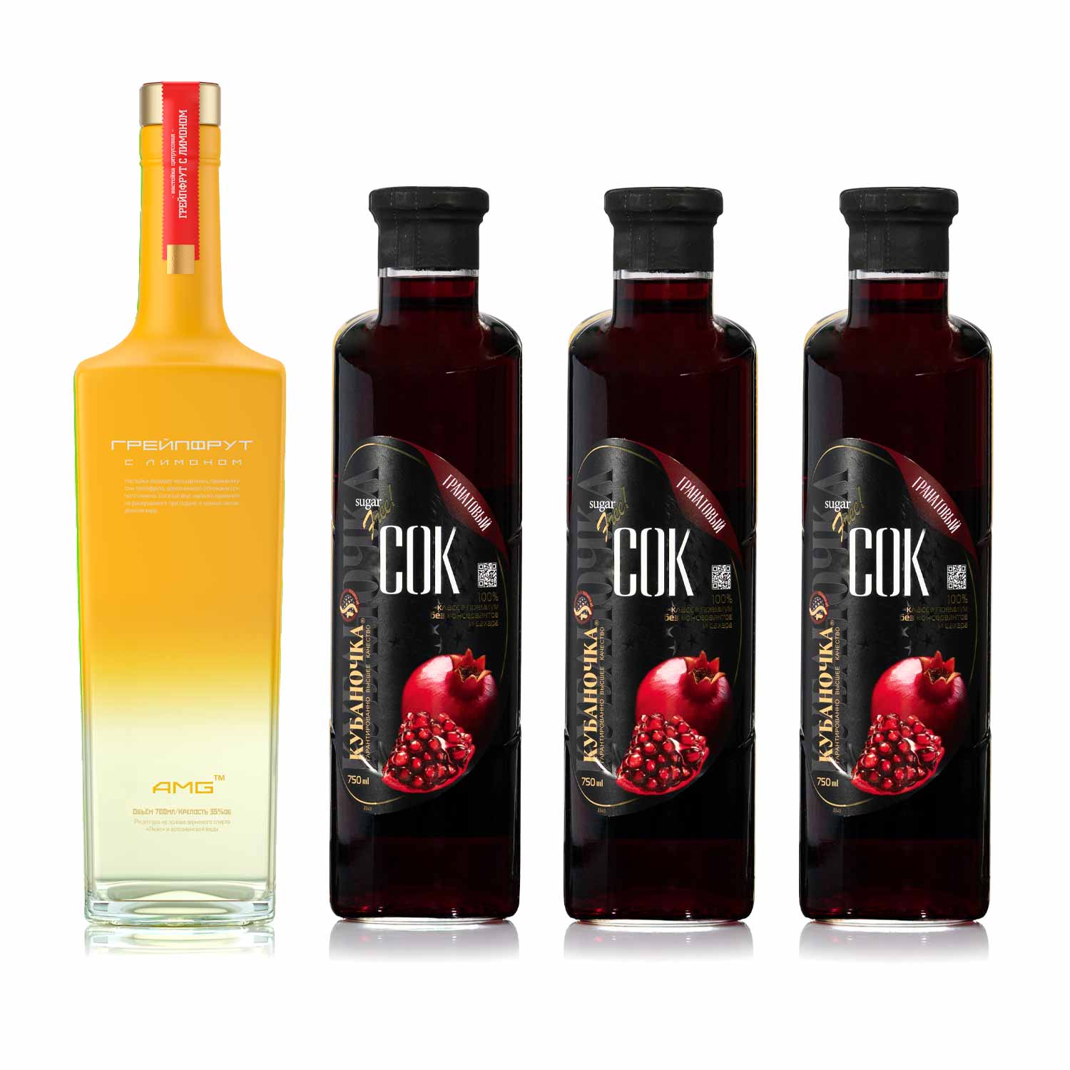 Cocktail-Set „Granatapfel-Cosmopolitan mit Zitrus-Vodka“ – Eleganz in jedem Schluck