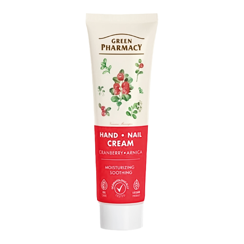 Grüne Apotheke Handcreme mit Cranberry und Arnika, 100 ml