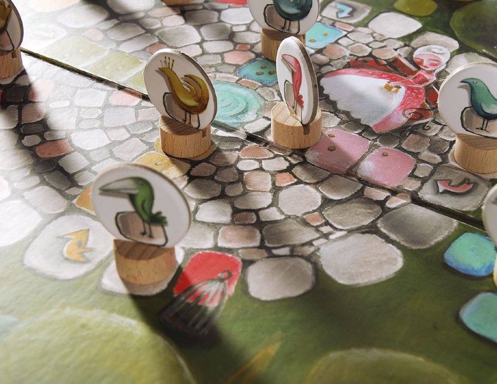 Brettspiel "Vogelfangen" (2-4 Spieler, Alter 4+)