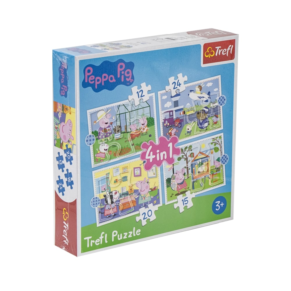 Puzzle Peppa Pig, 4-in-1