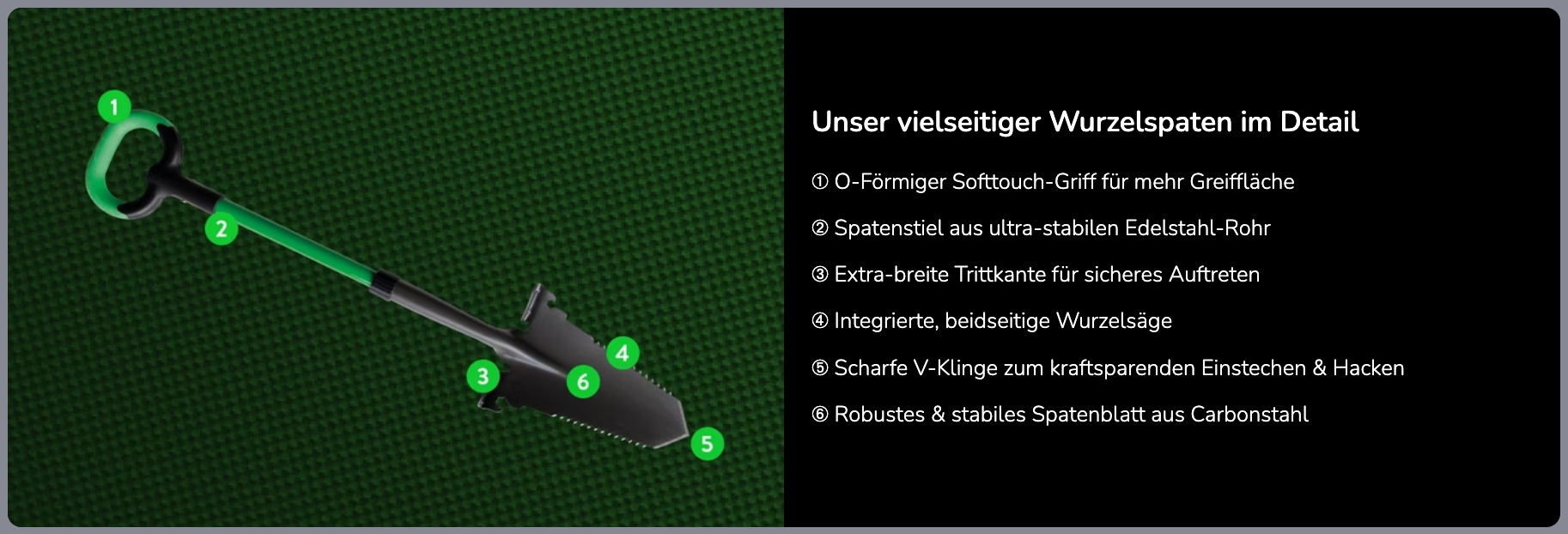 Hammersmith RayzerShovel All-in-One Multifunktions-Spaten "Ultimat"