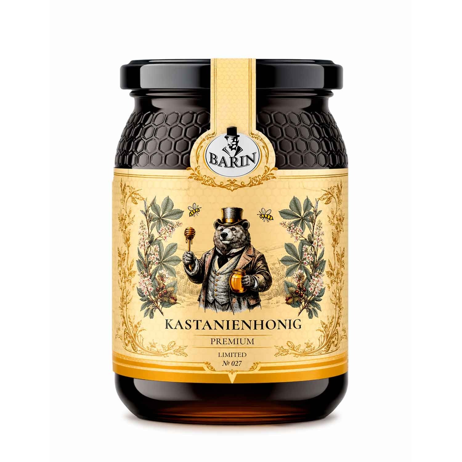 BARIN Honigset „IMMUNE BOOST“ – Orange, Eukalyptus & Kastanie (3 x 500 g)