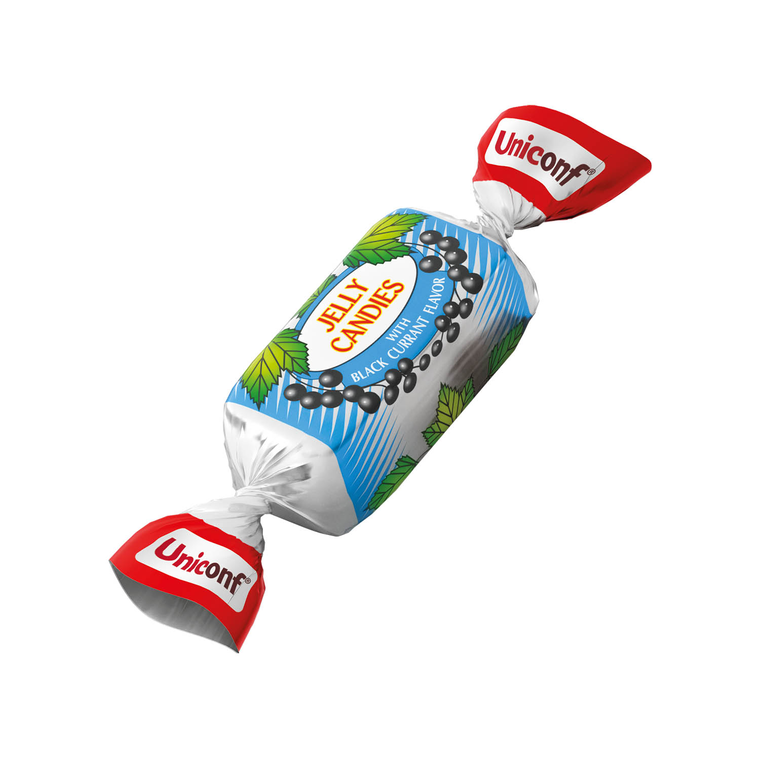 Schokoliertes Geleekonfekt mit Schwarze Johannisbeere-Geschmack, 210g