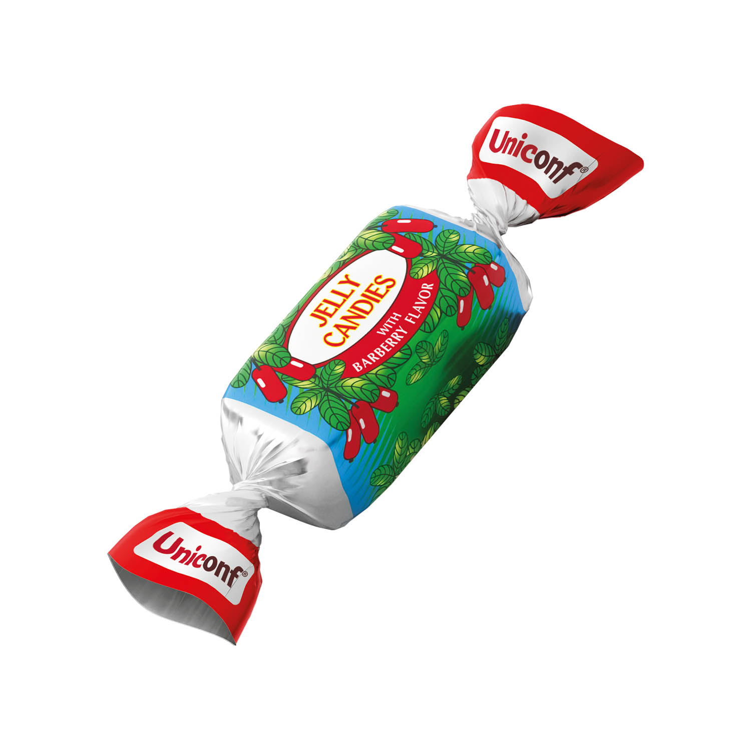 Schokoliertes Geleekonfekt mit Berberitzengeschmack, 210g