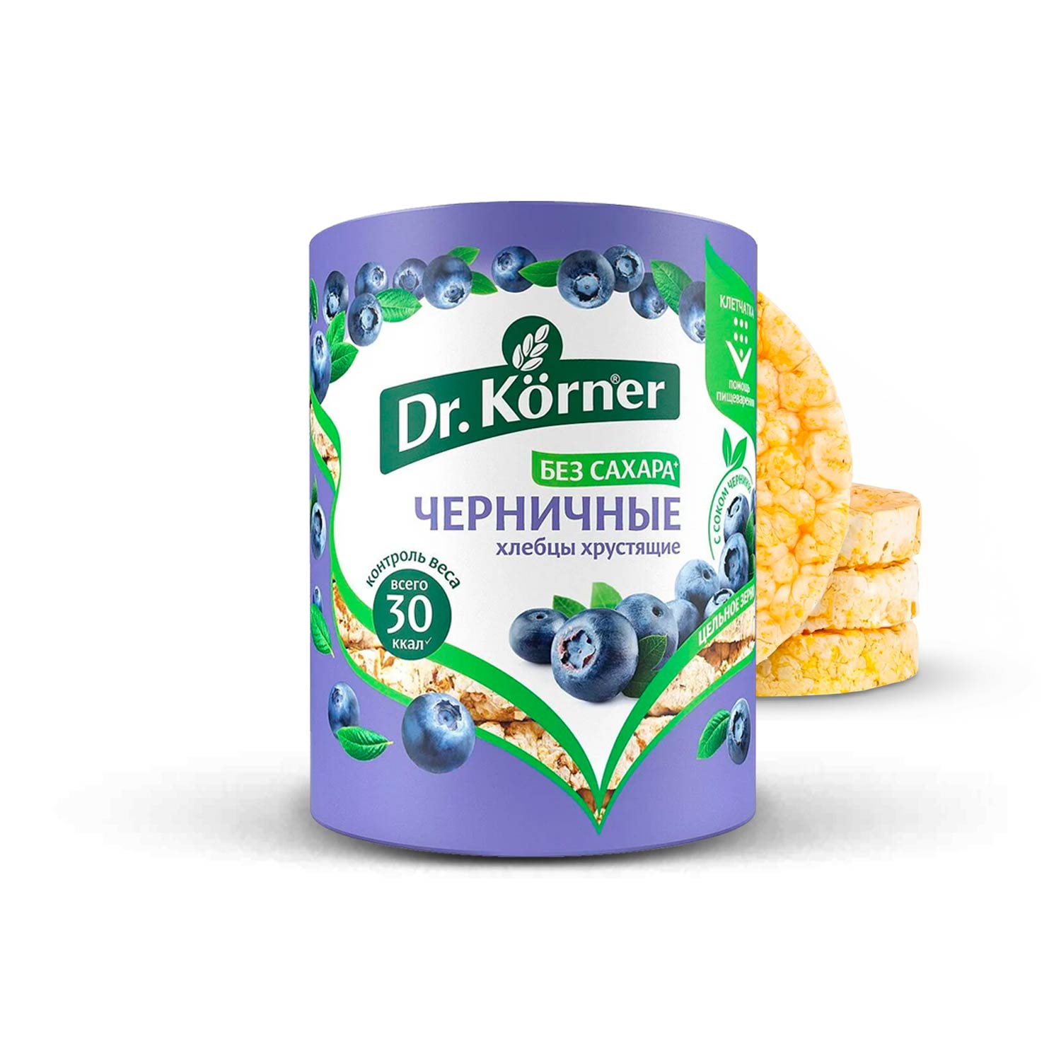 Dr. Körner Reiswaffeln mit Blaubeerengeschmack, 100g