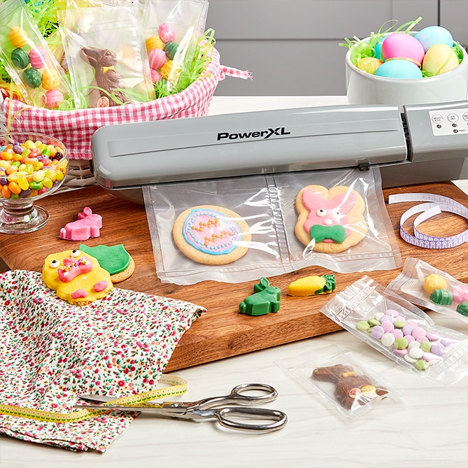 PowerXL Duo NutriSealer 6-in-1 Vakuumiergerät inkl. Folien und Beutel