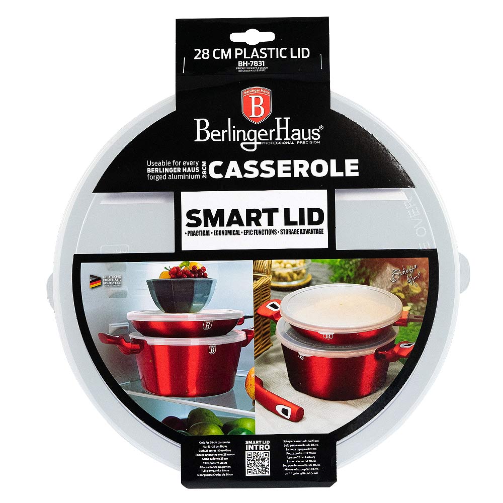 Berlinger Haus Kunststoffdeckel für 28 cm Schmortopf, Aspen Collection