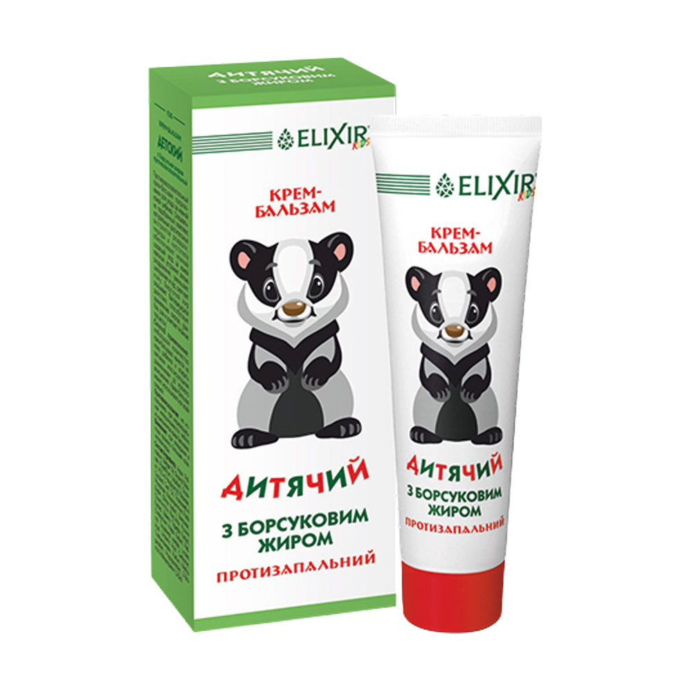 Elexir Kinder-Cremebalsam mit Dachsfett, entzündungshemmend, 75 ml