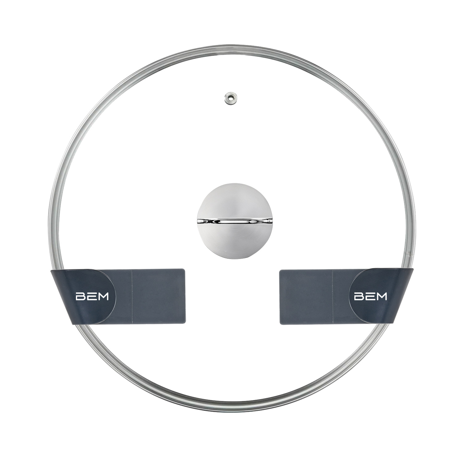 BEM Dampfkocher aus Edelstahl 18/10 mit Glasdeckel, 6-tlg., 26 cm