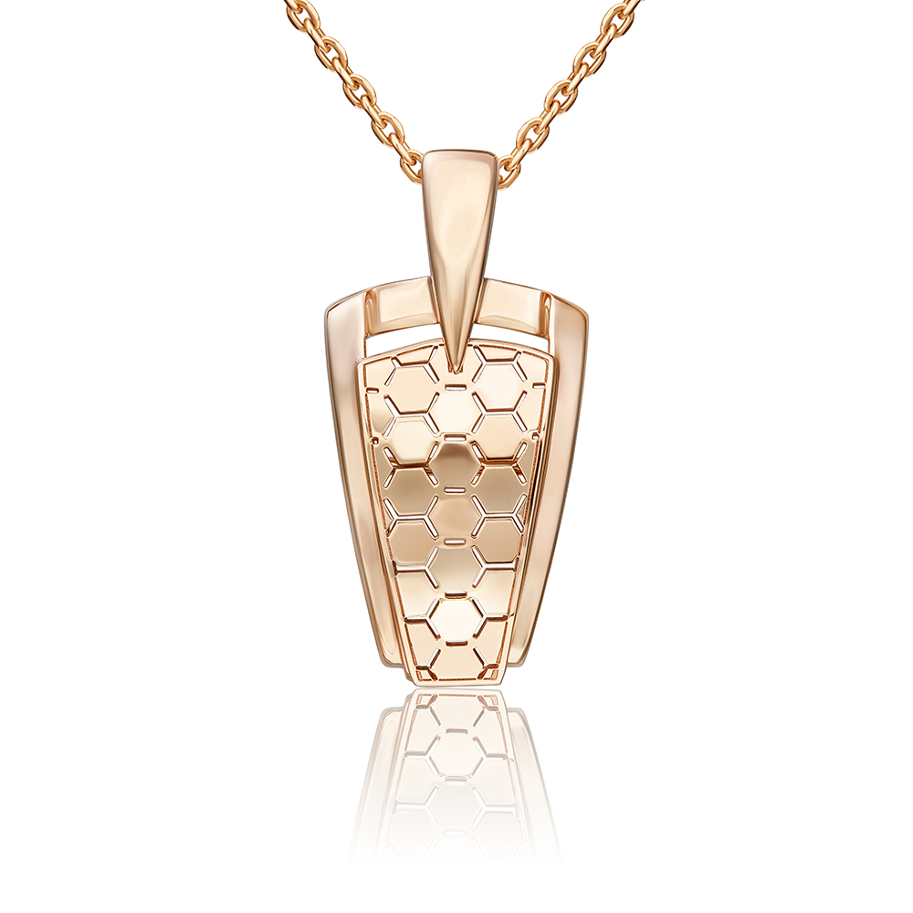 Anhänger aus 585er Rotgold, Höhe ca. 24 mm