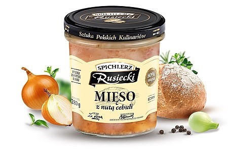 Spichlerz Rusiecki Schweinefleisch mit Zwiebeln, 280g