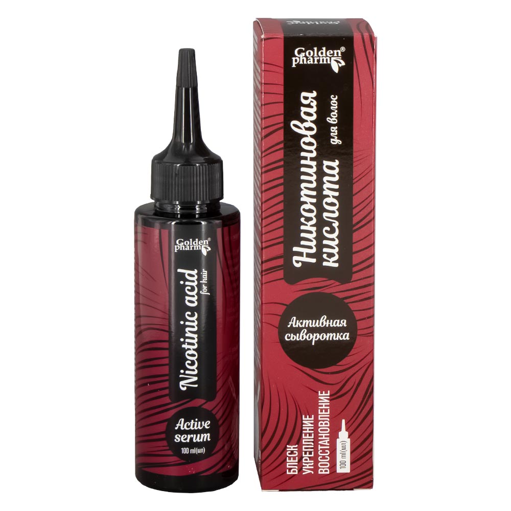 Golden Pharm Aktives Haarserum Nikotinsäure, 100 ml