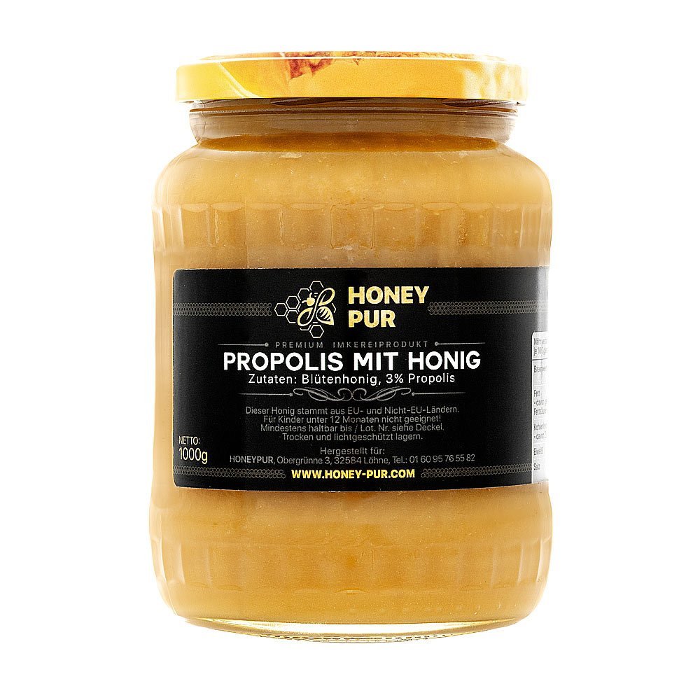 Honey Pur Propolis mit Honig, 1000 g